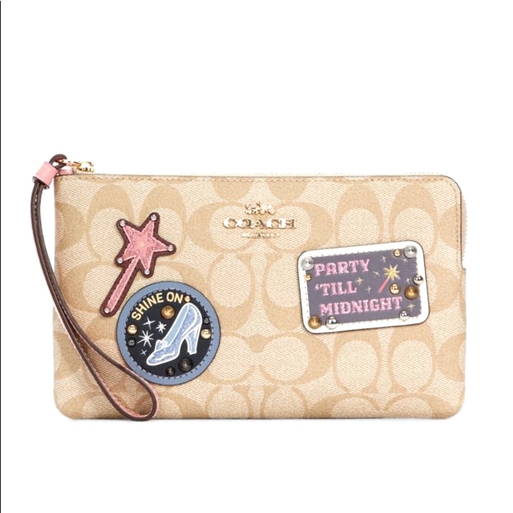 Disney X Coach Large Corner Zip Wristlet